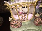 Capodimonte Cinderella   s Horse Drawn Carriage Porcelain Figurine Vtg Minte 17   