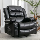 Swivel Rocker Recliner Chair Massage And Heat Ergonomic Lounge Chair W pocket