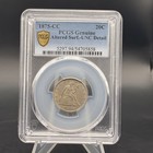 1875 Cc 20c Seated Liberty Twenty Cent - Pcgs Unc Details - Altered Surface