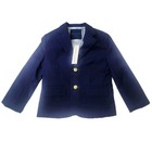 Janie And Jack Blue The Classic Blazer Size 3 Navy Blue Single Breasted  119