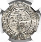 France King Louis Xi The Prudent 1461-1483 Ad Silver Blanc Medieval Coin  Ngc Vf