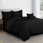 10 Piece Bed In A Bag Comforter Set Breathable Reversible Bedding Set Queen King