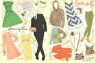 Vintage Uncut 1963 Teen Time Paper Dolls  whitman orig Sz laser Reproduction