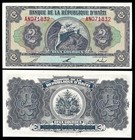 Haiti 2 Gourdes 1992 P 254 Unc X 10 Pcs