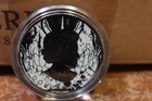 2017  5 Canada Card Suit Series Maple Club Skull Ruthenium 1 Oz Silver Coin