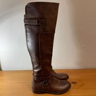 G By Guess Brown Leather Boots Womens Size 5 5m