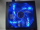 New 875w 875 Watt Quiet Fan Sata 12v Pci-e Blue Led Atx Power Supply
