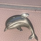 Vintage Torino Pewter Dolphin Brooch