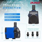 320 Gph Compact Submersible Water Pump  Aquarium Fountain Hydroponics Fish Tanks