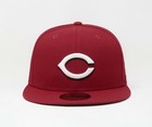 New Era 59fifty Men Women Hat Cincinnati Reds 2021 Authentic Home Red Fitted Cap