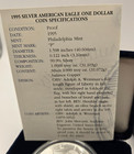 1995 P Silver Eagle Proof Coin Box Case Coa Philadelphia Mint Set B Ungraded