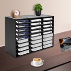 Pvc 27 Slots File Sorter Literature Organizer Tabletop Mail Paper Storage Holder