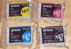 Set 4 Genuine Epson Printer Ink 127 _t1271 Black T127520 Cmy  t1272 T1273 T1274 