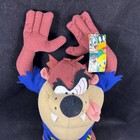 1990s Taz Tasmanian Devil Nanco Looney Tunes Wb Party Animal 12  Plush - Rare