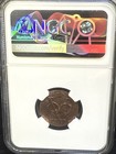 Voc N e  Indies Duit New York Penny Ngc Genuine Coin