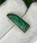 4 35 Ct Natural Emerald Fancy Carving - Loose Gemstone For Jewelry Gift 