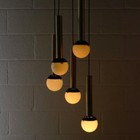 Modern Chandelier Vintage Mid Century Style Ceiling Glass Globe Light Fixture