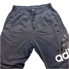 Adidas Men   s Essentials Performance Logo Performance Pants Black white Size S
