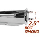 30  Heavy Duty Spring Loaded Chrome Mud Flap Hangers For Semi Trucks All In O   