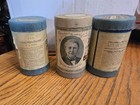 Three Antique Phonograph Cylinder Boxes Only From Columbia And Edison Records  