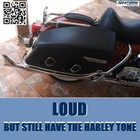 36  Chrome Fishtail Slip On Mufflers For Harley Touring 95-16 With Baffle Inside