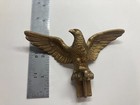 Vintage American Eagle Finial Flag Pole Topper Brass Tone Plastic