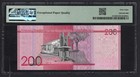 Dominican Republic 200 Pesos Dominicanos 2021 P191f Unc Grade 68 Top Pop
