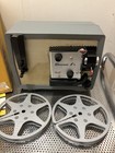 Kodak Brownie 8 Model A15 8mm Projector Gray   2 Reels Vintage 1965