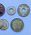 Palestine British Mandate Coin Full Set 1 2 5 10 20 50 100 Mil  1927 1945 Israel