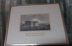 Antique Or Vintage Etching Art Print Capitol White House Wash  D c  Rare Decor
