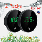2xaquarium Digital Thermometer Led Fish Tank Temperature Gauge With Touch Screen