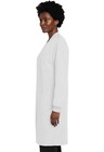 Cherokee 40  Snap Front Lab Coat Ck402a Wht White Free Shipping