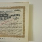 The Anaconda Gold Mining Company Circulated Stock Certificate Cripple Creek Co