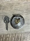Vintage Antique Old Yale Cabinet Lock With 2 Keys