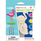 Masterpieces - Flamingo Wind Chime Wood Craft   Paint Kit