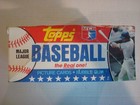 1981 Topps Baseball Empty Opened Display Wax Box