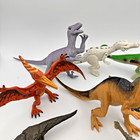 34 Toy Dinosaurs Pieces Action Figures Mixed Brands Assorted Sizes Greenbrier