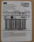 Case Of 250 3m Hookit P240 Grit Clean Sanding Discs 5in 236u 55502 Hook   Loop