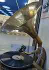 Antique Hmv Gramophone Fully Functional Working Phonograph  Win-up Record Player