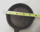Miniature Cast Iron Skillet Frying Pan 4 1 2  Wide W Handle 6 5  Pour Spouts