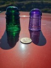 Antique Purple Canadian Insulator   great Old Amethyst Montreal Canada Insulator 