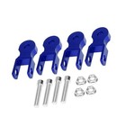 2 Pair 5cm Motorcycle Shock Absorber Height Extension Universal Rear Shock