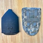 Authentic Us Military Entrenching Shovel Collapsible D Handle W new Acu Cover