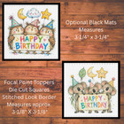 Happy Birthday Animal Die Cut Card Toppers Card Making Supplies Junk Journal