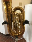 Used King 2340 Bell-uprt 4-valve Tuba major Dents Removed with Case  Mouthpiece