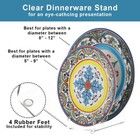 Onfireguy 2-tier Plate Dinnerware Plate Display Stand Kitchenware China Holder