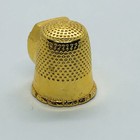 Colorado Belle Laughlin Nevada Souvenir Gold Tone Metal Thimble Riverboat Casino