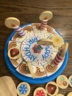 Mellisa   Doug Wooden Birthday Cake Set  Candles  Toppings  And Fun 