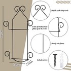 2 Pcs Vertical Wall Plate Holder For Display Plate Hanger Includes Non Adjust   