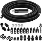 3 8  6an 25ft Ls Swap Fuel Line Kit Efi E85 Fuel Hose Fitting Kit Nylon Stain   
